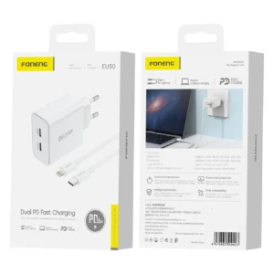 EU50 USB-C 2-Port Charger (PD35W)