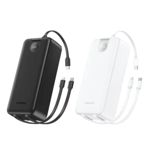 PX108 30000mAh Power Bank with 3 Built-in Cables (22.5W)