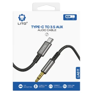 LITO LA01T TYPE-C TO 3.5 AUX 1m
