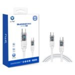 LITO LD05 TYPE C TO C 27W 60W Silicone Fast Charging Cable