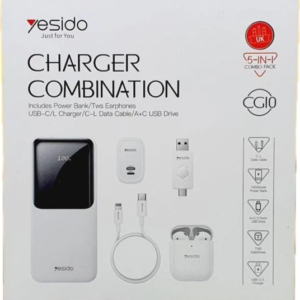 YESIDO 5 IN 1 Combo Pack Charger Combination Set CG10