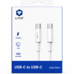 LITO USB-C to USB-C Fast Charging Cable – 2m
