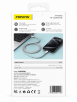 FONENG X110 60W Type-C to Type-C Fast Charging Cable – 1.2m - Image 2