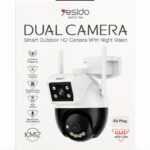 Yesido Outdoor WiFi Security Camera – Dual Camera, 355° Pan & 90° Tilt