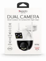 Yesido Outdoor WiFi Security Camera – Dual Camera, 355° Pan & 90° Tilt