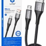 LITO Micro USB Fast Data & Charging Cable – 2.4A Braided Cable
