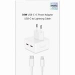 35W Dual USB-C Fast Charging Power Adapter with USB-C to Lightning Cable