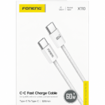 FONENG X110 60W Type-C to Type-C Fast Charging Cable – 1.2m