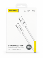 FONENG X110 60W Type-C to Type-C Fast Charging Cable – 1.2m