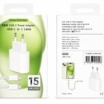 35W USB-C Fast Charging Power Adapter with USB-C to USB-C Cable – 1m