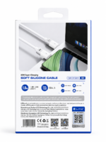 LITO 60W Super Fast Charging Type-C to Type-C Soft Silicone Cable – 1m - Image 2